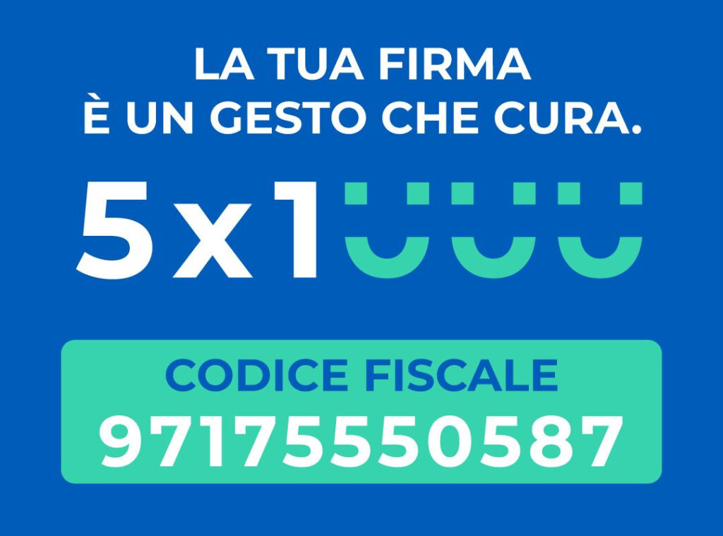 Donate your 5x1000 – Tax Code: 97175550587